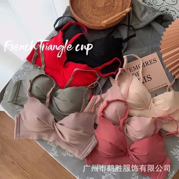 Venta directa de fábrica comercio electrónico transfronterizo Sudeste de Asia Vietnam Tailandia damas sin costuras sujetador de recogida lateral cómodo