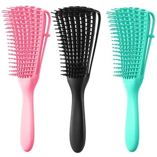 Factory Direct Supply Knot-Free Octopus Comb for Smoothing Hair, Massage Comb, Breathable Rib Comb, Fluffy Styling Hair Octopus Comb