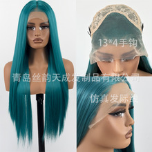 ���˼ٷ�ǰ��˿ŷ��13x4Ů��ɫ�зֳ�ֱ�����ֹ�����˿�ٷ�ͷ��