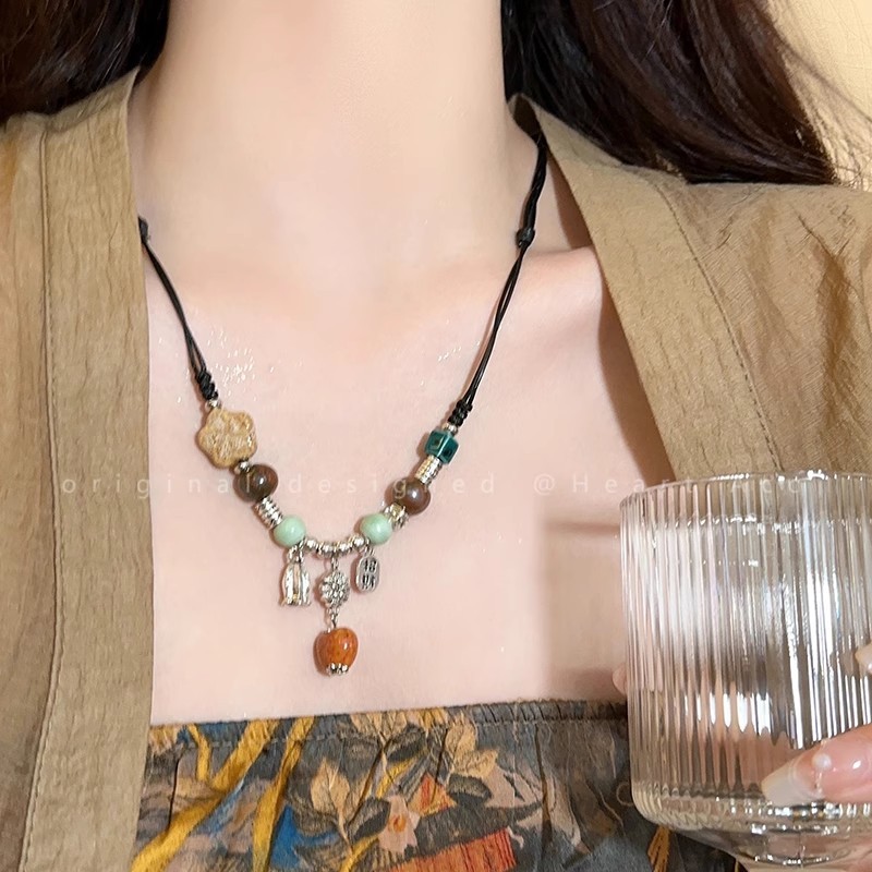 海星贝壳珍珠项链女多巴胺海边度假风叠戴锁骨链独特氛围感配饰夏|undefined