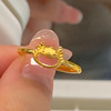 Xiaohongshu Hei Dragon Bits Xiaolong Ring Gold Dragon Dragon Nian Zhelong Dragon Ring Xiaokou often open the dragon ring