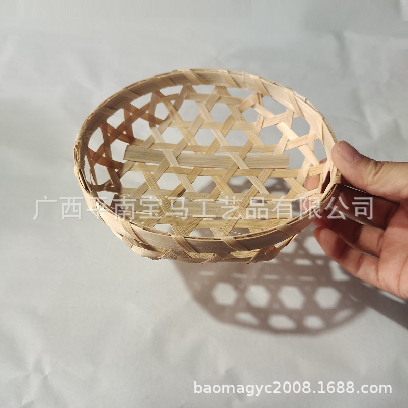 メーカー卸売り乳豆腐竹かごミニ果物かご収納かご竹質工芸品編み|undefined