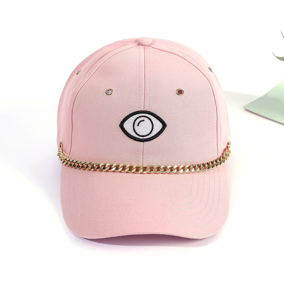 Nueva pareja gorra de béisbol ala cadena sombrero para el sol hombres y mujeres de viaje personalizado casquillo enarbolado