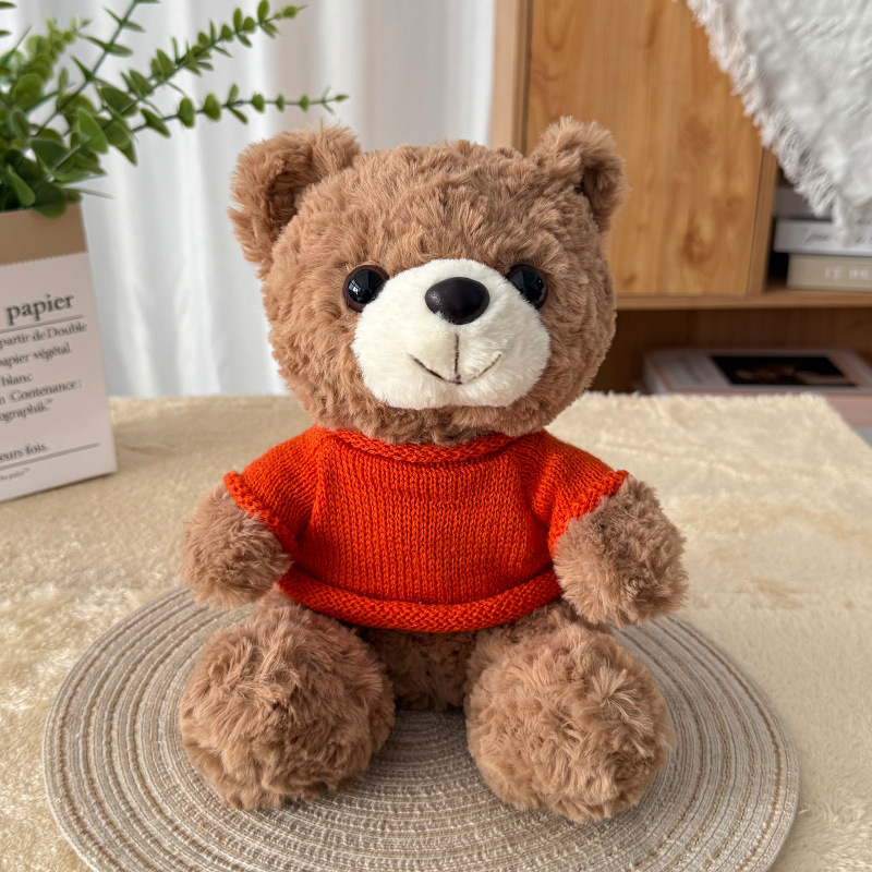 Transfronterizos Teddy Bear muñecas de peluche muñecas de tela regalo de graduación de chicas regalos de eventos logotipo imprimible