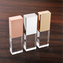 水晶u盘256g高速3.02.0车载优盘DIY企业LOGO商务礼品U盘金属U盘