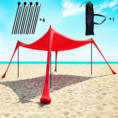 in Stock, Avtomobil yan çətirləri - new-red-4-iron-200160150cm