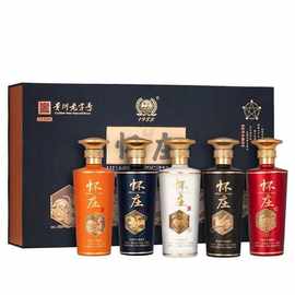 【送礼酒】怀庄珍藏版53度酱香型白酒500mL*5礼盒装整箱批发代发