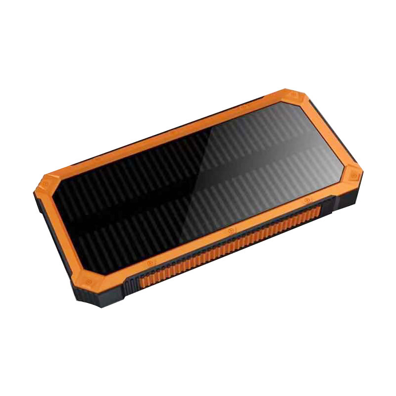 Fuente de alimentación portátil solar de alta capacidad de 20000 mAh grande compartido con batería de litio de 2w larga duración
