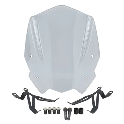 Suitable for Bmw Motorcycle front windshield - smoke-gray