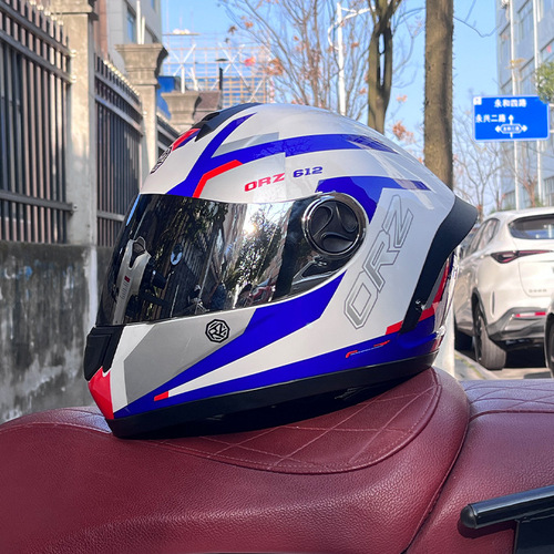 3C Certified National Standard Motorcycle Helmet Full Face Unisex Winter Warm Safety All Seasons Rider Electric Vehicle Motorcycle Fully Assembled