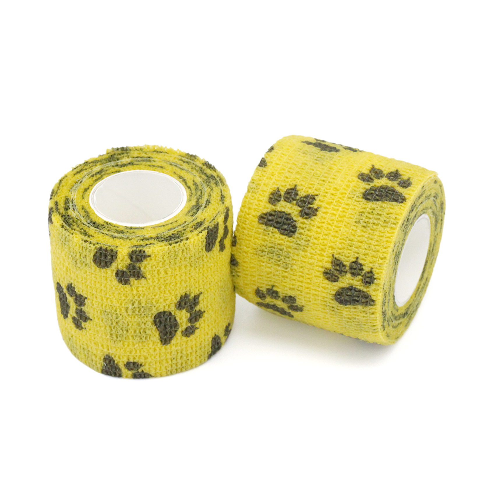 Garra negra sobre fondo amarillo