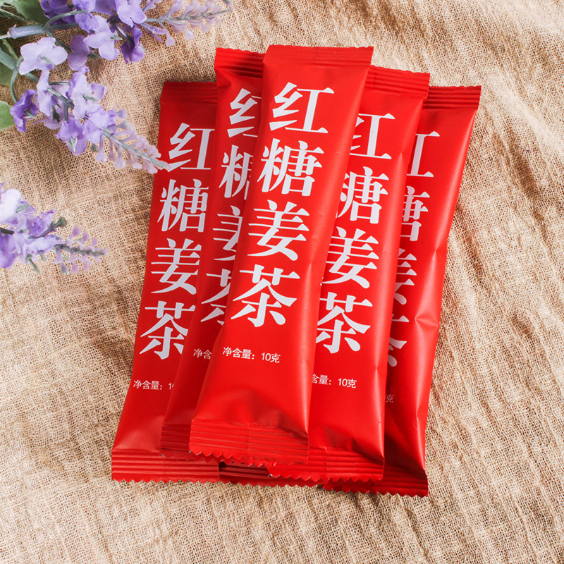 红糖姜茶小条生姜红糖姜茶黑糖姜桂圆枸杞枣茶散装小包现货批发