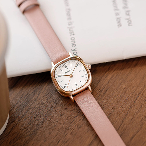 Small square watch PAMILA simple fashionable square women's watch temperament quartz belt women's watch