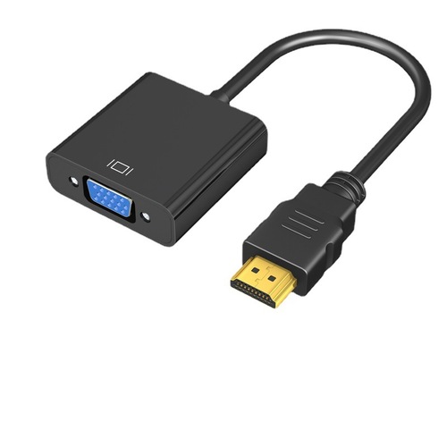 HDMI to VGA with audio power supply conversion cable HD cable HDMI to VGA adapter cable connector conversion cable