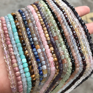 4*4mm���������������ˮ�����{������ɢ�鴮�� DIY����Ʒ