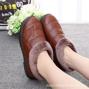 Old Beijing Cloth Shoes Women's Cotton Shoes New Style Fleece-Lined Thickeneded Snow Cotton Boots Non-Slip Bottom Mother's Middle-Aged and Elderly Cotton Shoes