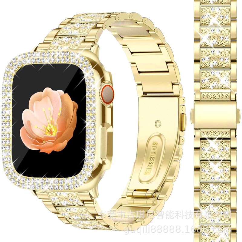 Suitable for Iwatch11 Watch Strap I Watch Metal Se Smart 8 Female S7 Wristband High-End Ultra2 Watch Strap
