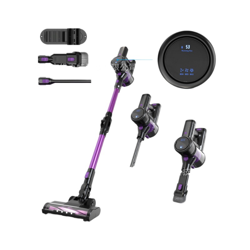 Aspirador inalámbrico transfronterizo hogar Super rentable gran succión de alta potencia alfombra de recolección de polvo aspiradora vertical plegable