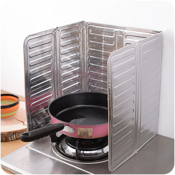 Japanese kitchen oil baffle oil baffle aluminum foil cooking oil splash-proof baffle gas stove oil-proof baffle heat insulation board