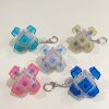 Custom six-button transparent case - matte cap mixed colors