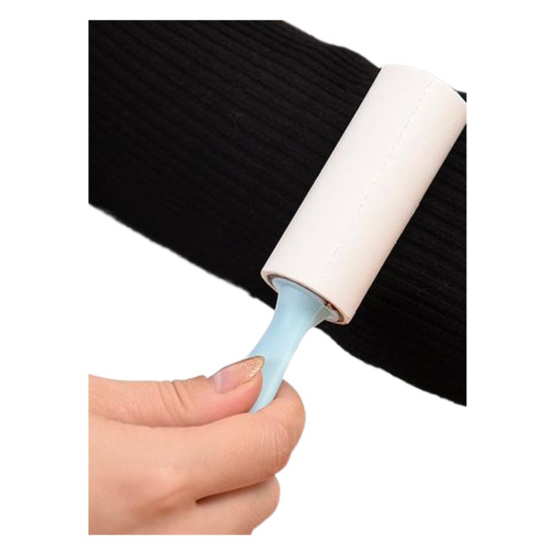 Mini portátil sofá alfombra ropa removedor de pelusa rodillo papel desgarrable pelo removedor 30 lágrima