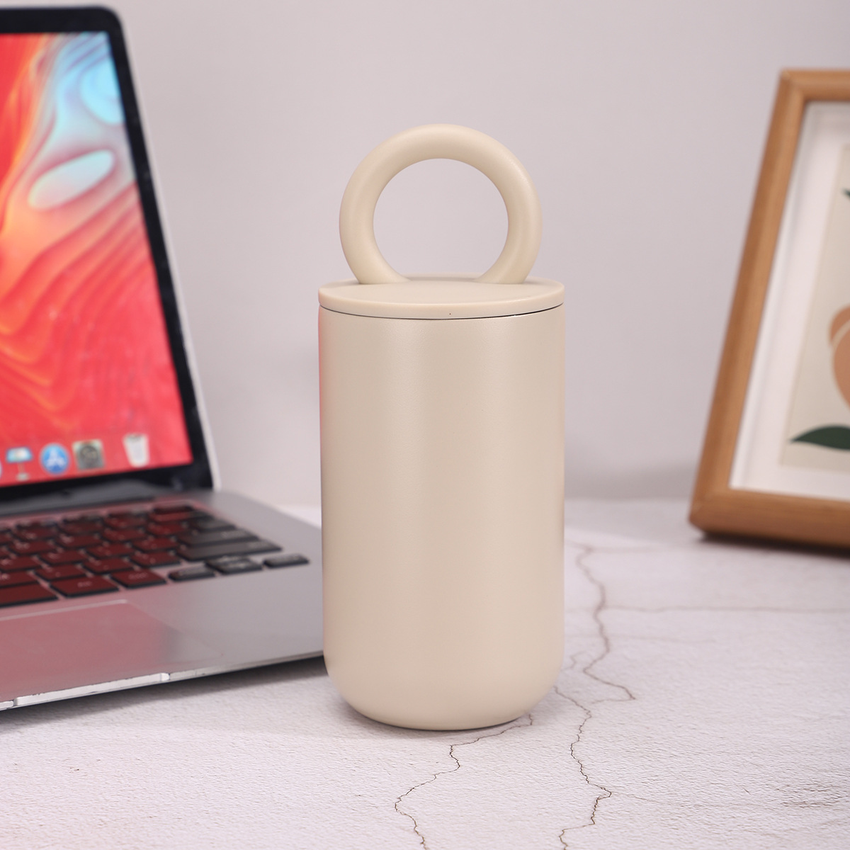 Insulated Stainless Steel Coffee Cup With Vacuum Layer For Office_voghion.com