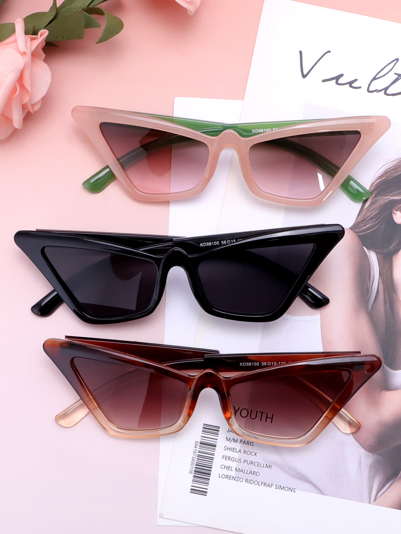 50g Weight Full Frame Glasses Structure Sunglasses Classification UV400 Protection, Resin Lens Material Butterfly Frame Glasses Style Casual, Outdoor, Selfie Occasion Color Block, Solid Color Pattern Unisex Gender Cool Style Style Cool Style Color Block Solid Color UV400 Protection Resin Butterfly Frame Full Frame Women's Sunglasses 12