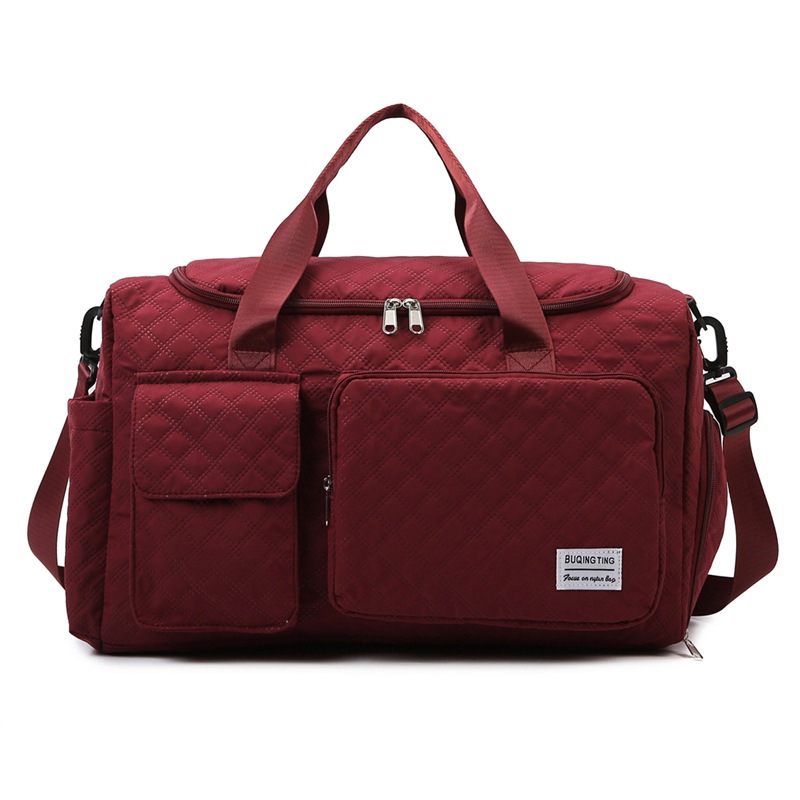 Bolsa de fitness de separación húmeda y seca transfronteriza, bolsa de yoga de entrenamiento de gran capacidad para hombres, bolsa de lona de hombro, bolsa de viaje de corta distancia