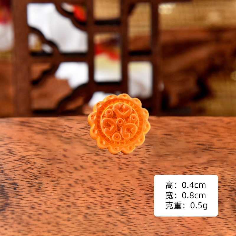 樹脂部品シミュレーション月餅食游diyクリームゴム携帯ケースパッチ冷蔵庫貼り髪飾り材料小物|undefined