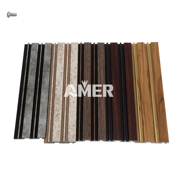 荣柯建材PS发泡墙板背景板格栅板室内装饰