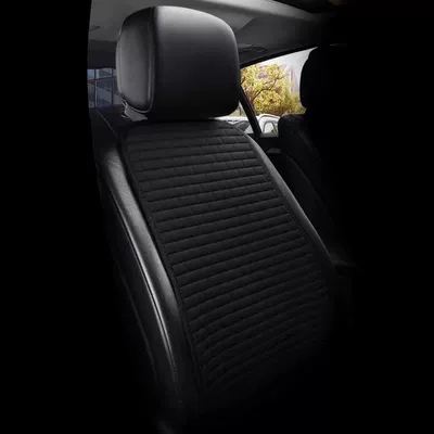 Neutral Car Seat Cushion Four-Season Single-Piece – Seat cushion, seat cover - mysterious-black-backrest