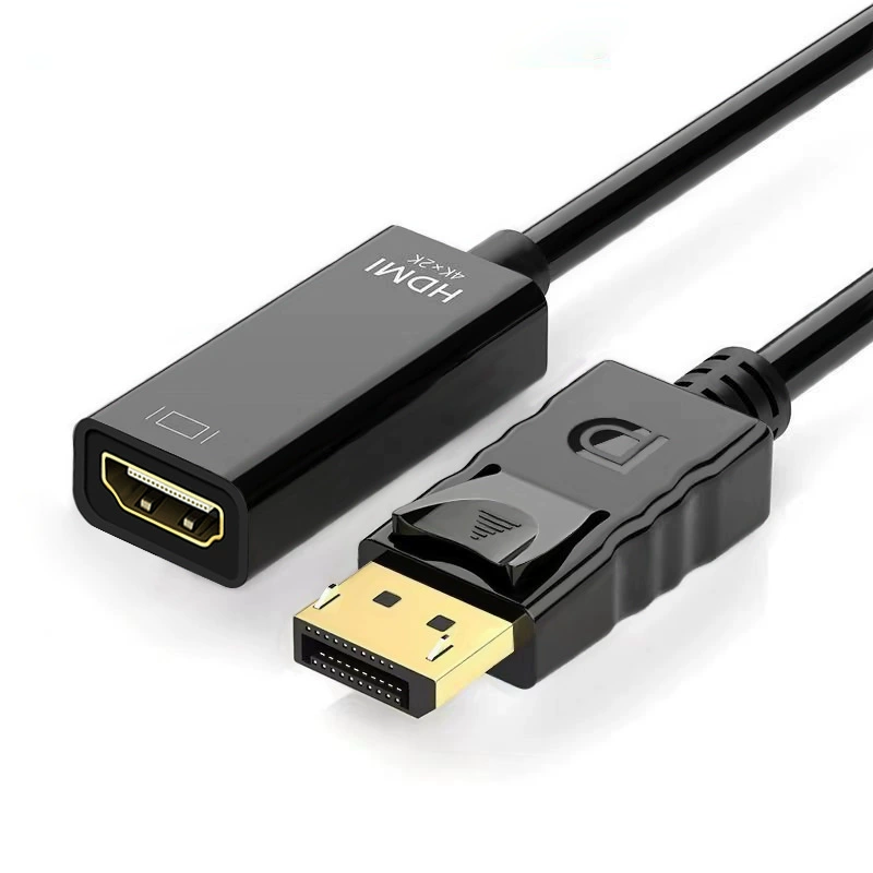 Оптовый кабель-переходник 4k*2KDP к HDMI, Displayport кабель переходник, подключение к ТВ