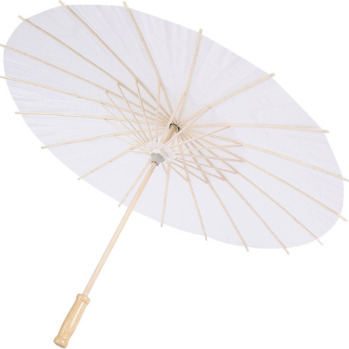 Sixty-one paper umbrella diy hand-painted umbrella kindergarten children's hand-painted graffiti coloring small umbrella blank oil paper umbrella