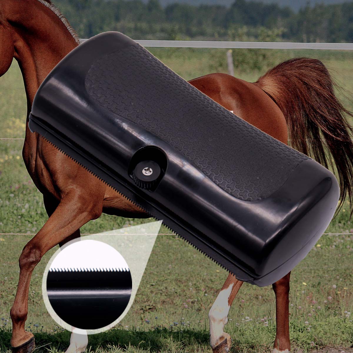 Peine para mascotas transfronterizo, suministros de equipo para caballos, peine de pelo de caballo, sudor de caballo, raspado de pelo flotante, peine de depilación para perros y gatos