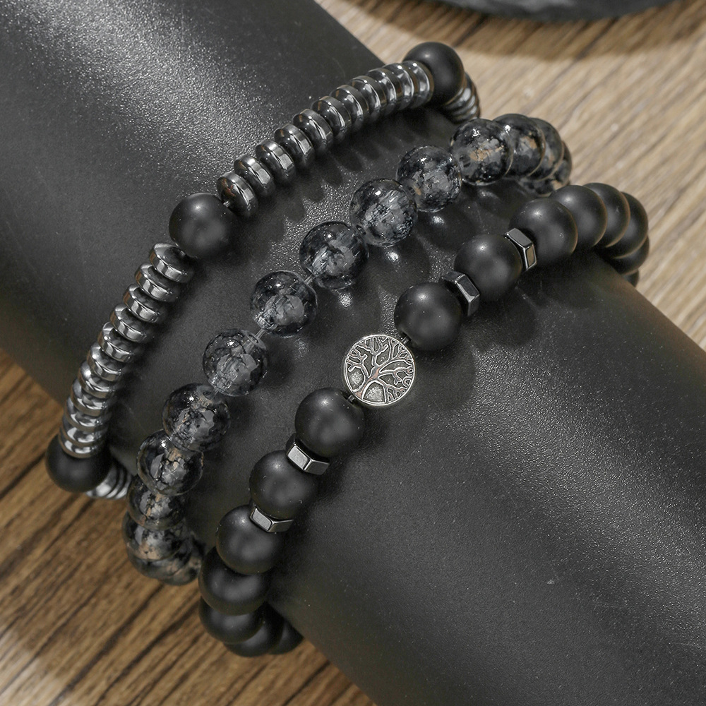 elastic retro beaded bracelet hip-hop style