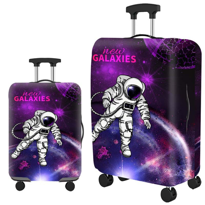 cubierta de maleta gruesa y resistente al desgaste cubierta de caja elástica caja de tracción cubierta de polvo cubierta de maleta de viaje impresión completa