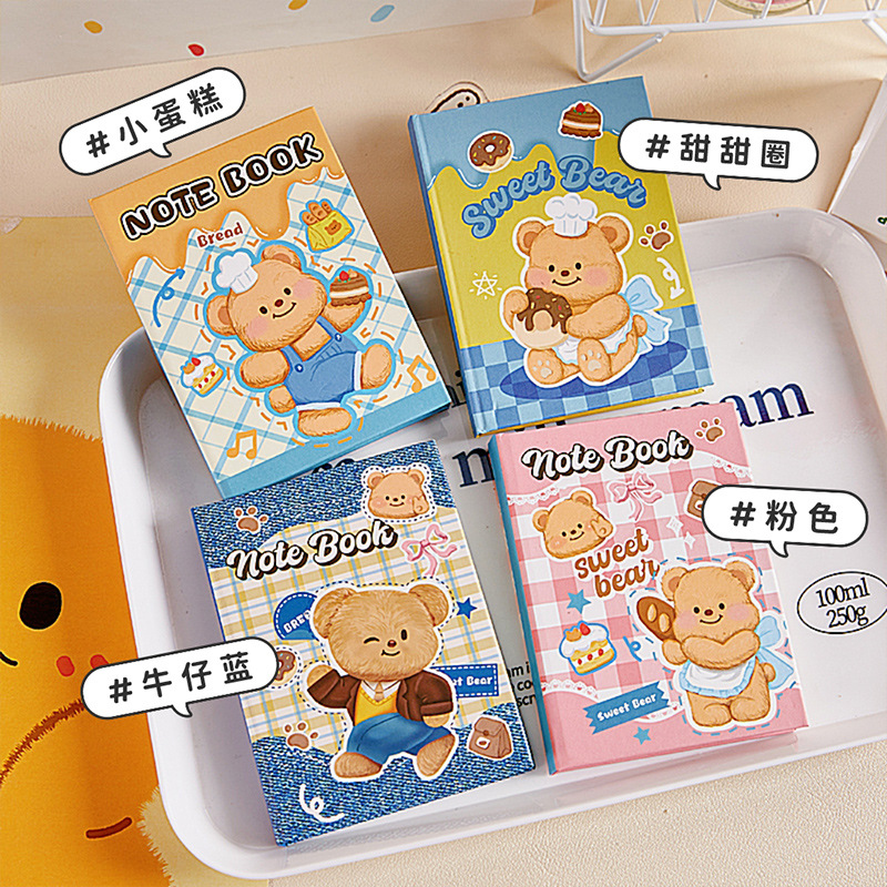 Querida cuaderno de bolsillo para estudiantes con mini cuaderno de mano a7 chicas lindas cuadernos de dibujos animados