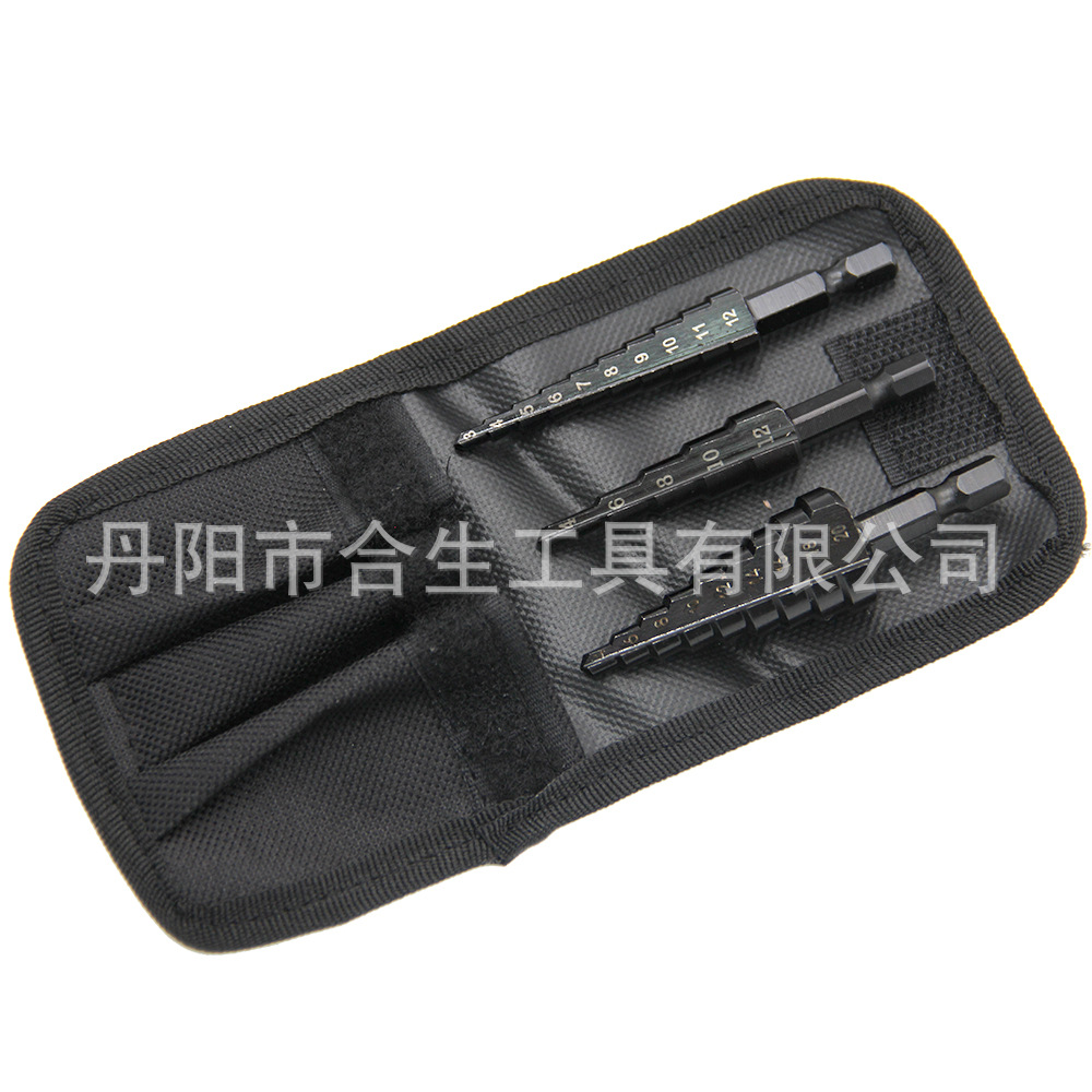 Mango hexagonal ranura recta negro paso broca 3-12/4-12/4-20/4-32mm BANCO DE escariado taladro de la pagoda