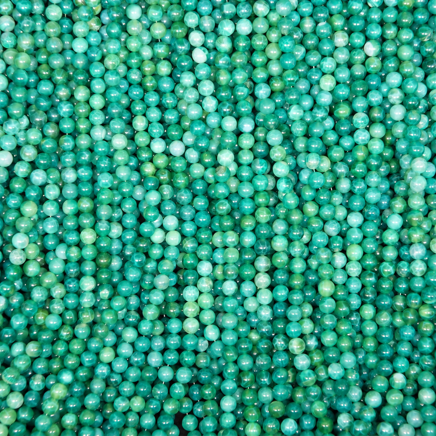 Collar de joyas de ágata de pavo real antiguo verde pulsera DIY accesorios a través de agujeros redondos cuentas de ágata semiacabadas cuentas de ágata