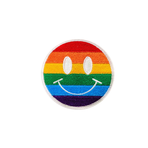 Embroidered cloth stickers, colorful love patches, flags, embroidered labels, fashionable repair chapter armbands, versatile and fashionable