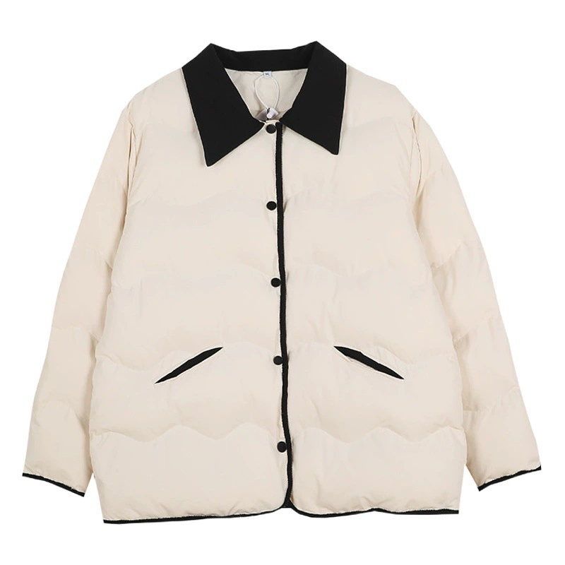 Inoga утолщенная хлопковая верхняя одежда большого размера, женская верхняя одежда большого размера, осенне-зимняя новая свободная хлопковая верхняя одежда в корейском стиле 340789