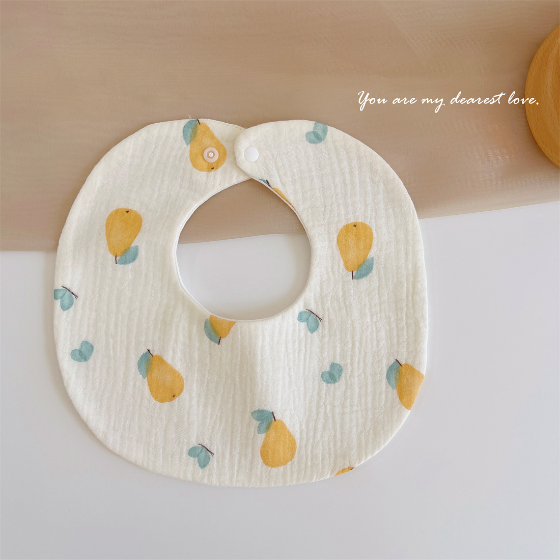 Babero de gasa de algodón puro del bebé babero recién nacido absorbente impermeable escupir leche super suave bufanda Otoño e Invierno