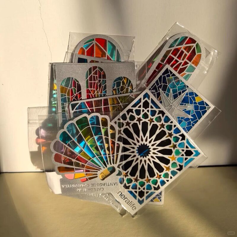 Spanish Barcelona Casa Milà Translucent Refrigerator Magnet Metal High Aesthetic Six-Pointed Star Single Window Cultural Creative Bookmark Spanish Barcelona Casa Milà Translucent Refrigerator Magnet Metal High Aesthetic Six-Pointed Star Single Window Cultural Creative Bookmark