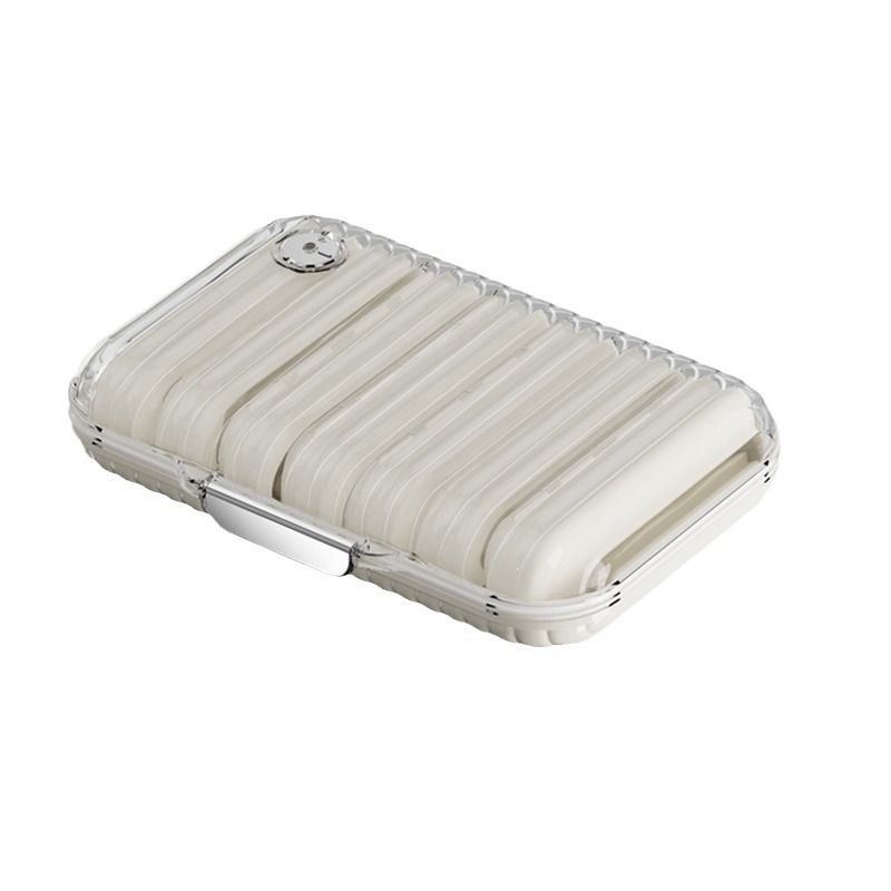 Caja de medicina dispensador de medicina portátil de gran capacidad siete días a la semana caja de embalaje de medicina productos de cuidado de la salud caja de almacenamiento sellada