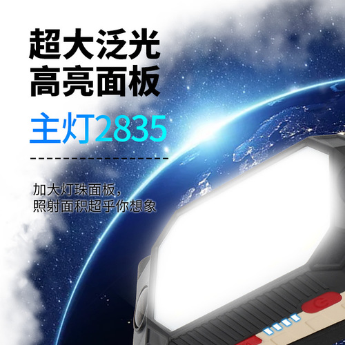 New LED handheld portable work light, multi-functional, foldable, magnetic suction emergency car repair camping work light