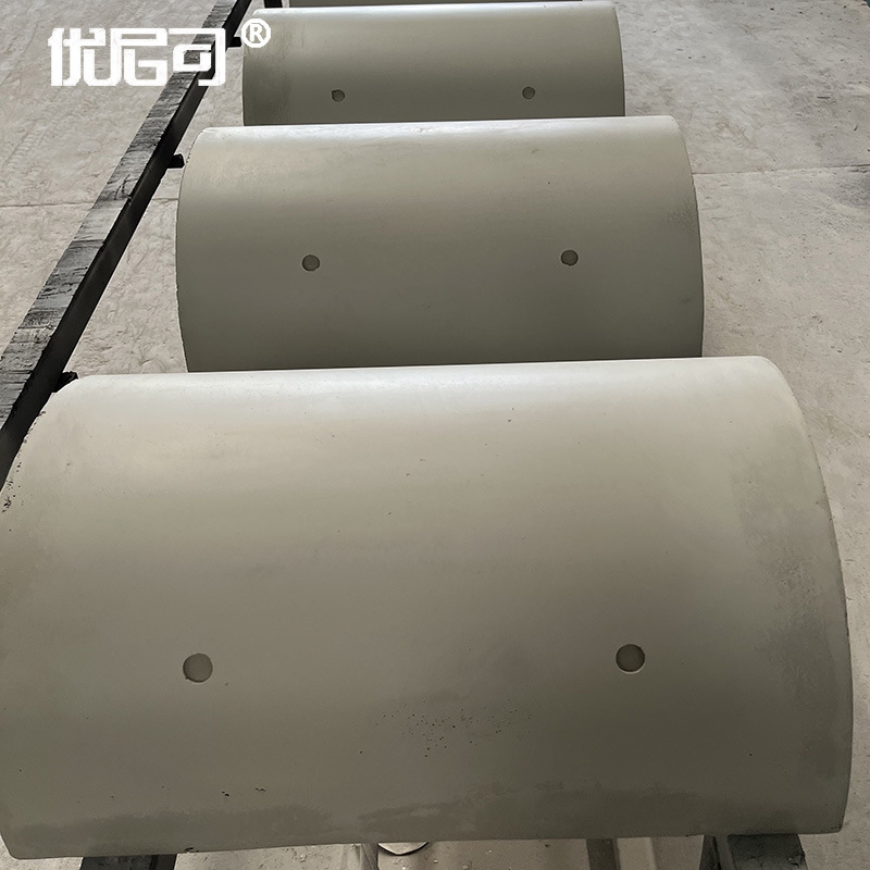 弧形清水混凝土挂板UHPC异形混凝土干挂板立面弧形混凝土虫洞挂板