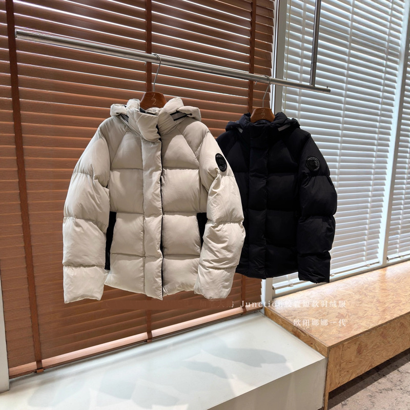 Ouyang Nana's Generation's Same Style Short down Jacket Loose Jacket Bread Jacket Airport Short Long-Sleeved Stand-Up Collar down Jacket