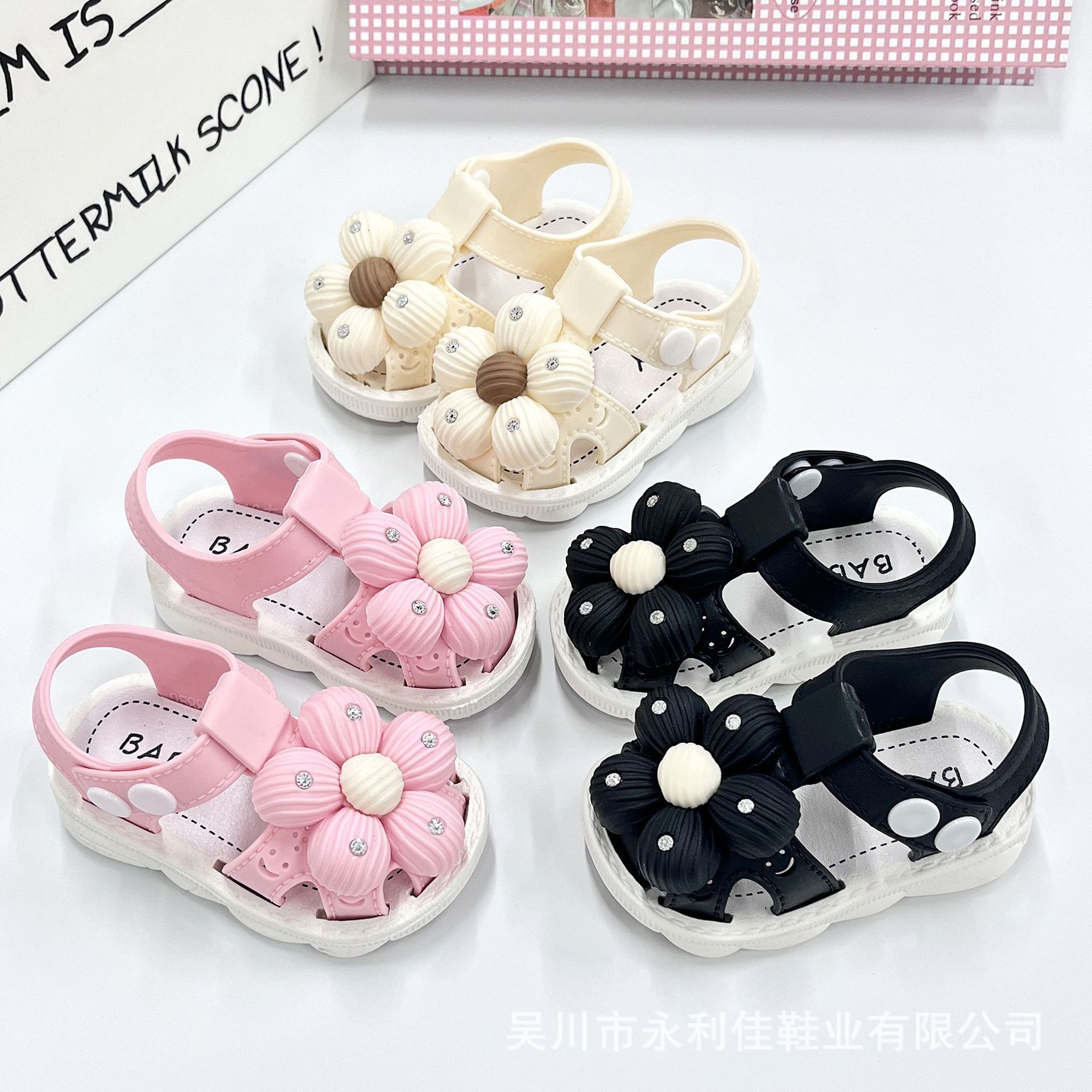 Sandálias princesa de verano para bebés zapatos de base suave para bebés pequeños zapatos de comercio exterior fábrica de comercio electrónico al por mayor