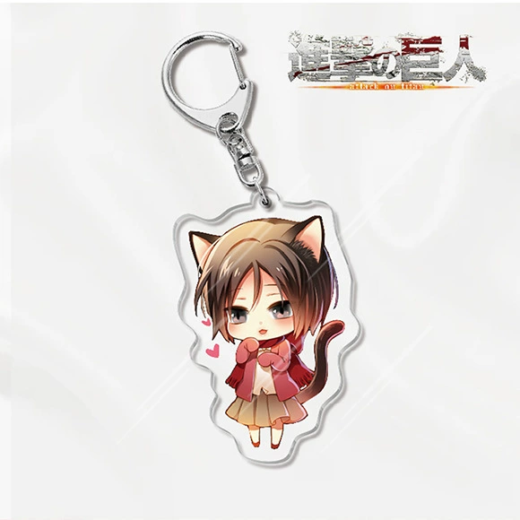 Аниме-игровая атрибутика: акриловый брелок-подвеска Attack on Titan 2 Allen Sanya, креативный подарок
