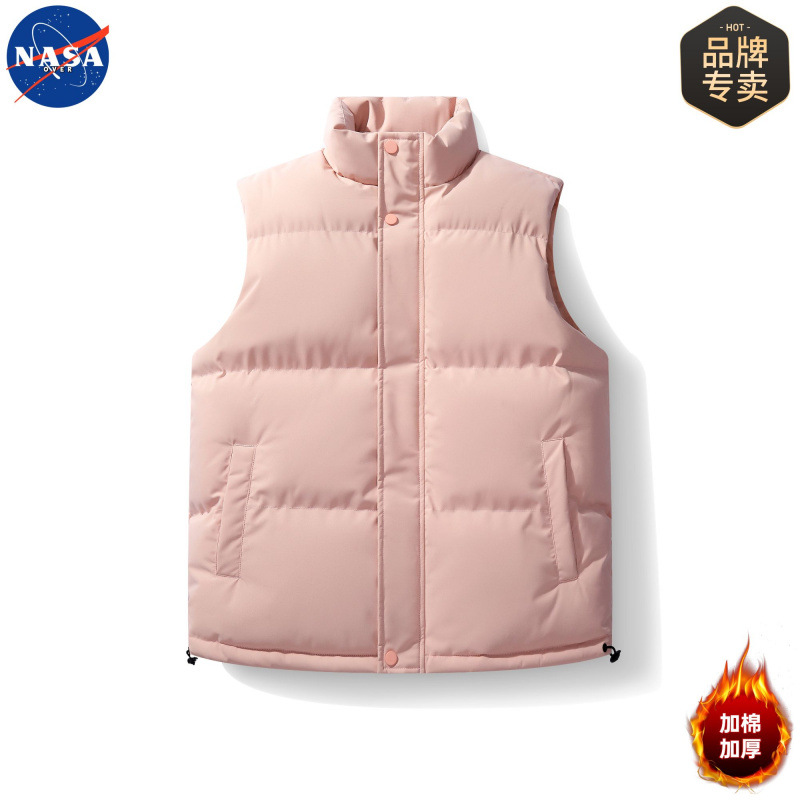 NASAOVER brand genuine men's cotton vest autumn and winter loose outerwear sleeveless warm vest jacket